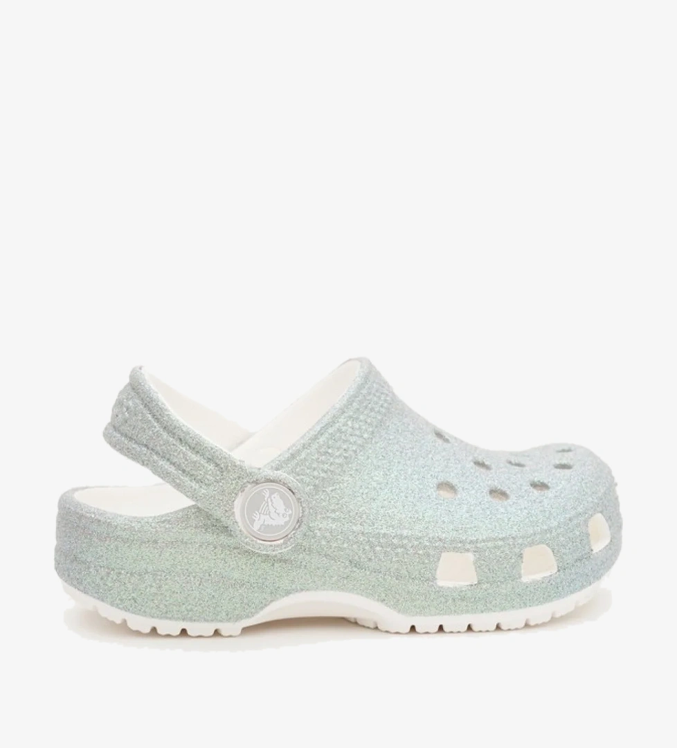 Crocs Classic Iridescent Glitter Kız Çocuk Terlik model görseli