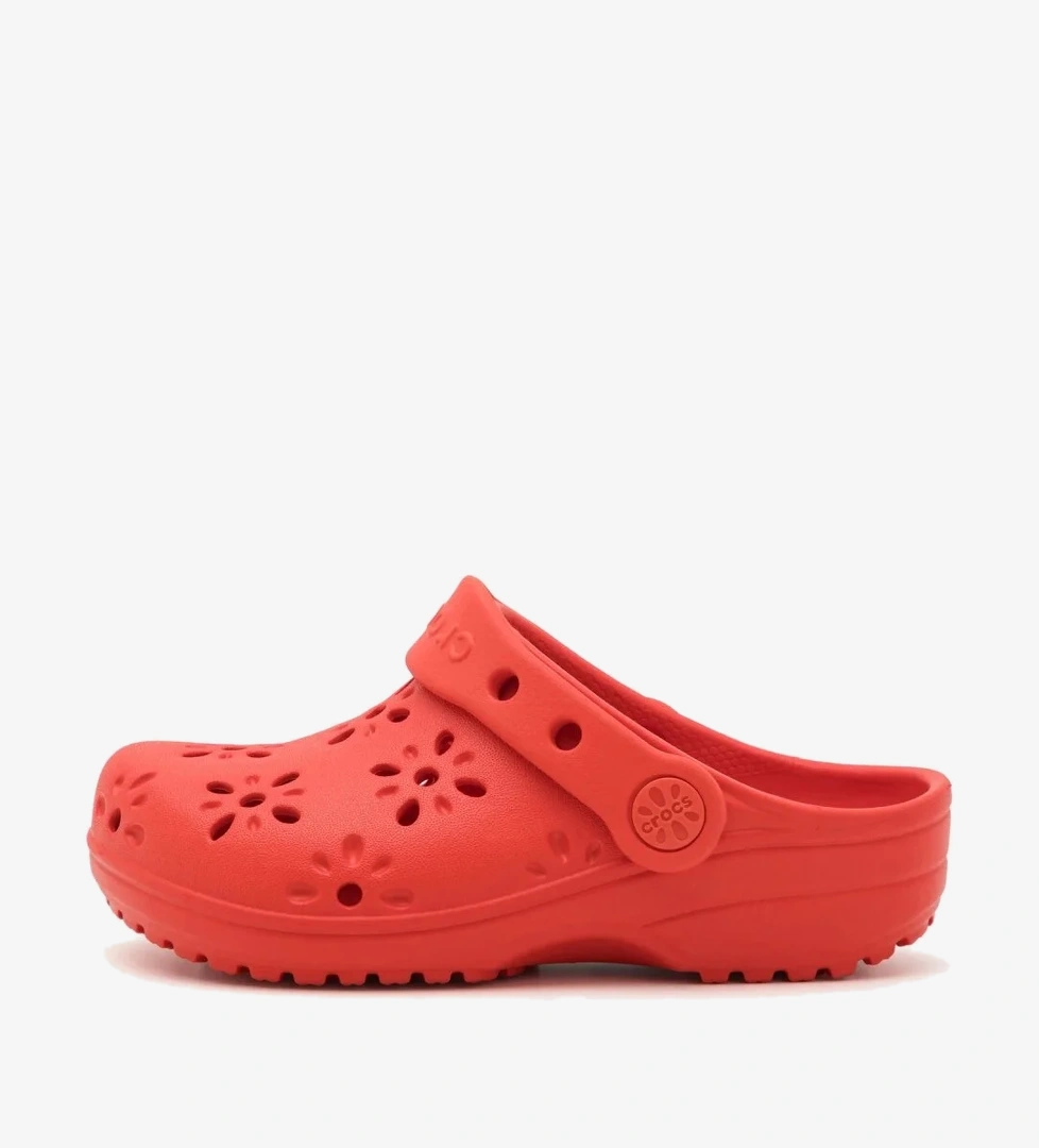 Classic Floral Cut Out Clog Kadın Terlik 210927 - Görsel 1