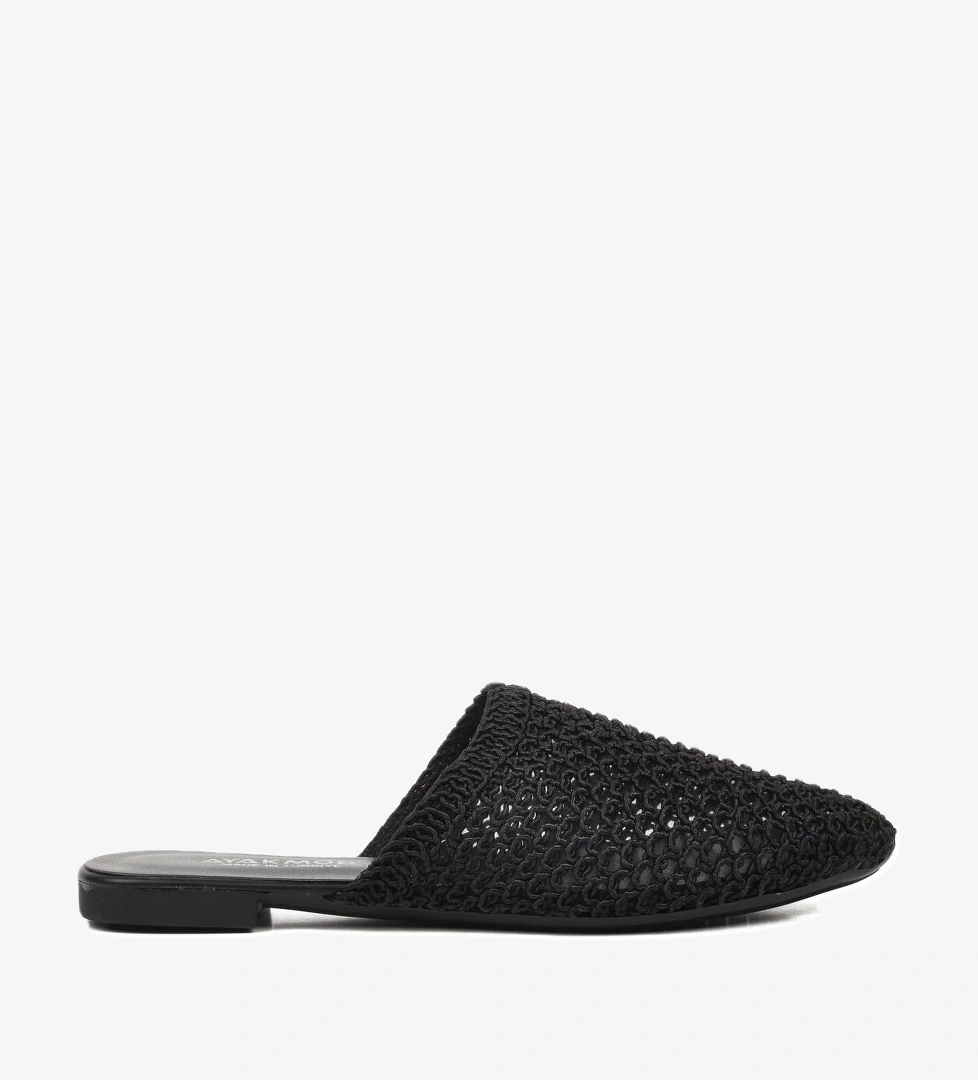 Aspor Siyah Kadın Ev Terliği