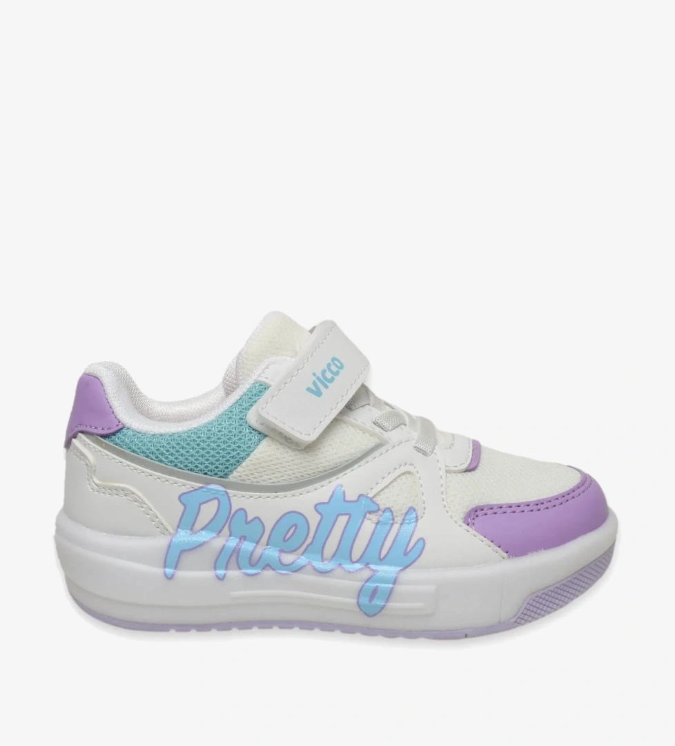 220.B25Y.113 Pretty Patik Işıklı Phylon Beyaz Çocuk Spor Ayakkabı