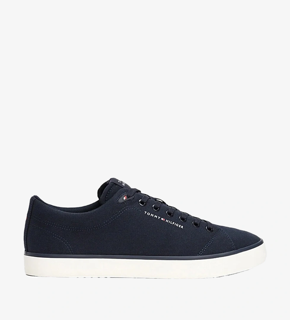 Tommy Hilfiger Tommy Hilfiger Th Hi Vulc Low Core Canva Siyah Erkek Sneaker model görseli
