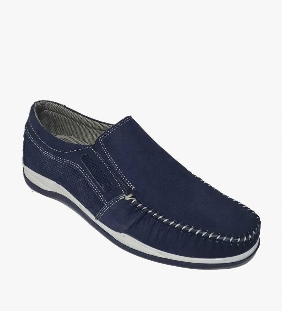 Slope Bağsız Marin Model Hakiki Deri Erkek Casual Ayakkabı 3015004 model görseli