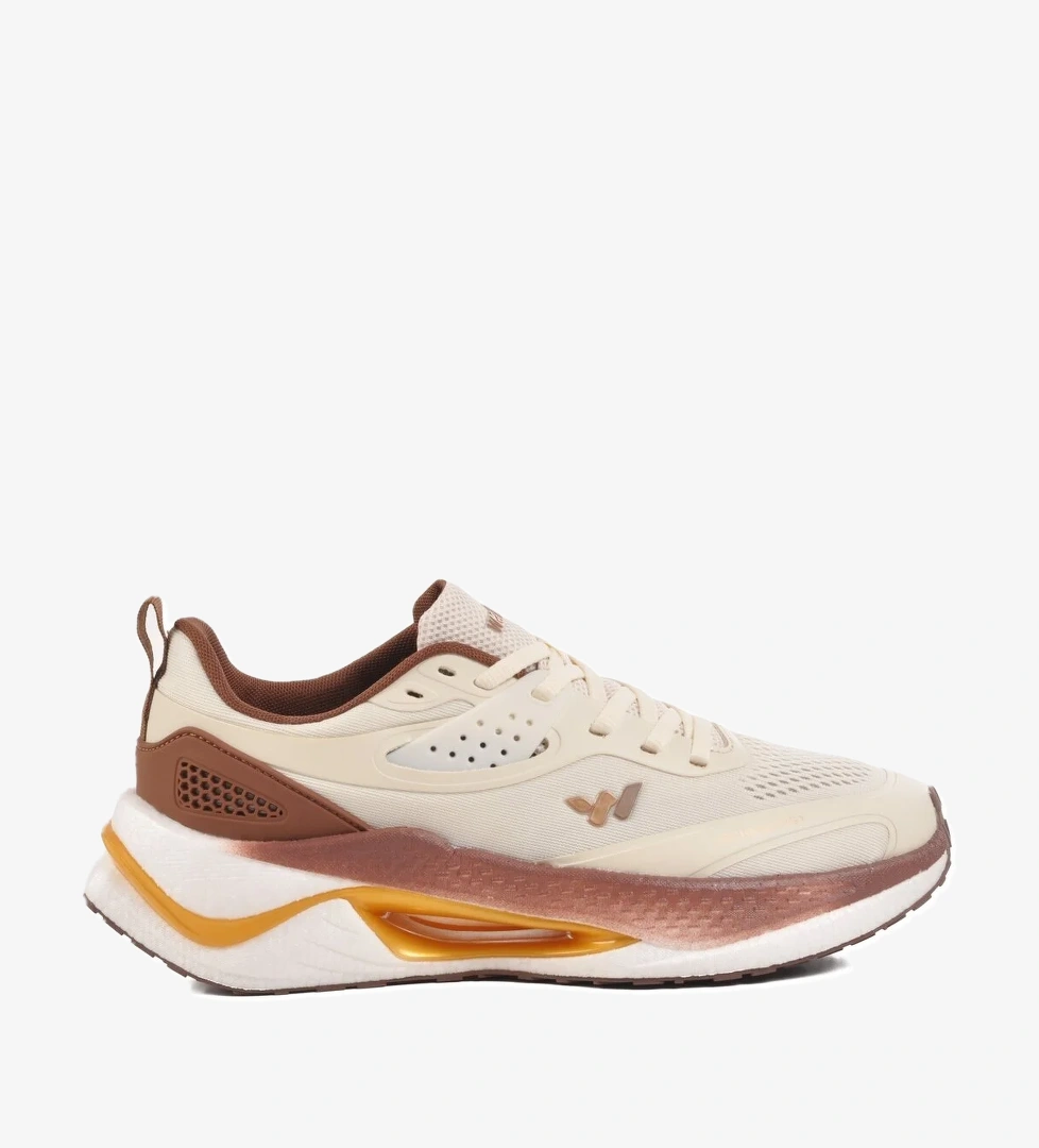 Bej Fileli Hafif Esnek Memory Foam Erkek Spor Ayakkabı Tirispol M