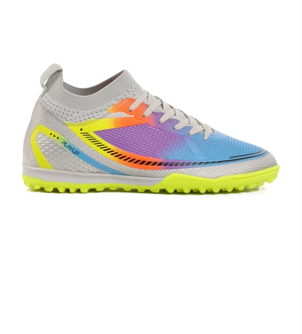 Playup Siyah Gri Çoraplı Unisex Halı Saha Ayakkabısı Gh-251-141 G model görseli