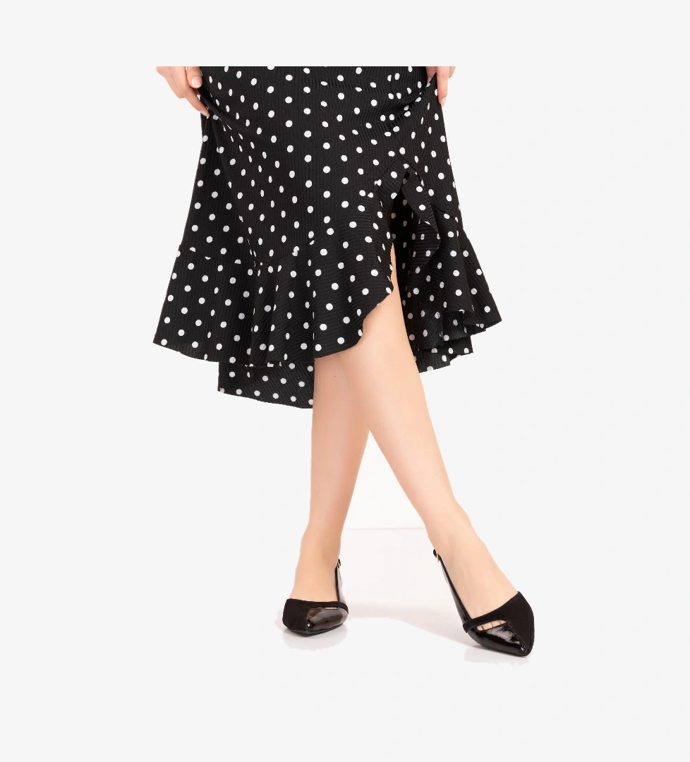 Gondol Kadın Hakiki Deri Şık Kısa Topuklu Ayakkabı md.1