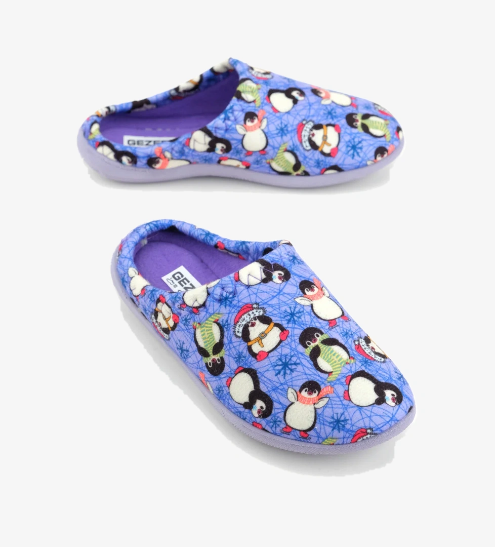 Kız Çocuk Kışlık Rahat Taban Ev Bahçe Gondol Terlik - Görsel 1