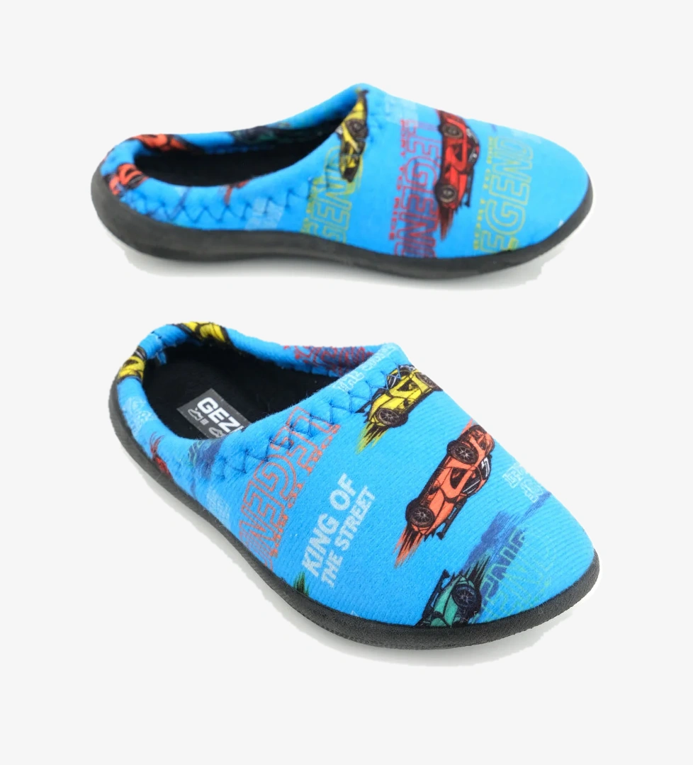 Erkek Çocuk Kışlık Legend Rahat Taban Ev Bahçe Gondol Terlik - Görsel 1