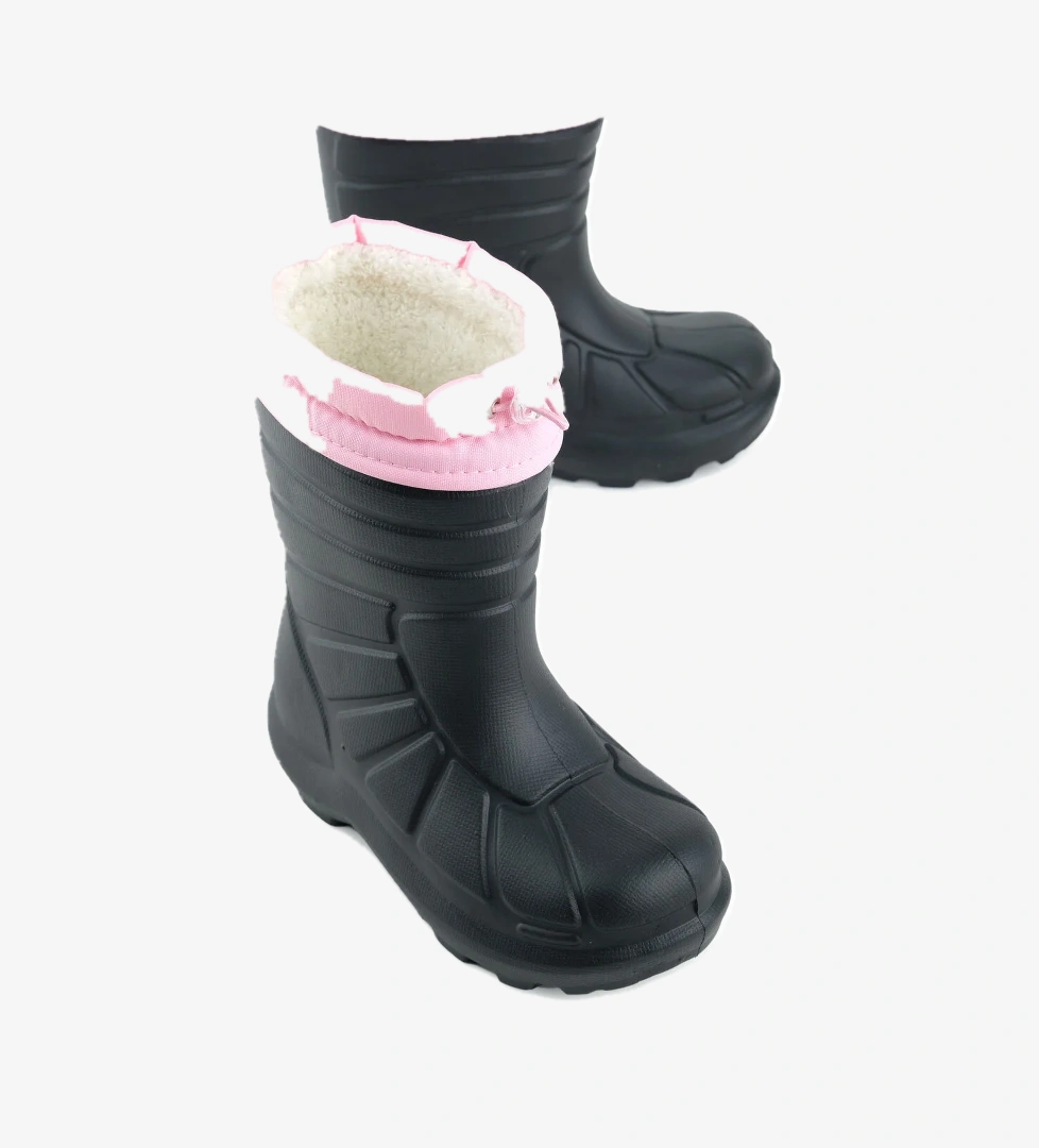 Kız Çocuk Kışlık Eva Boğazdan Lastikli Sessiz Taban Kar Bot Çizme - Görsel 1