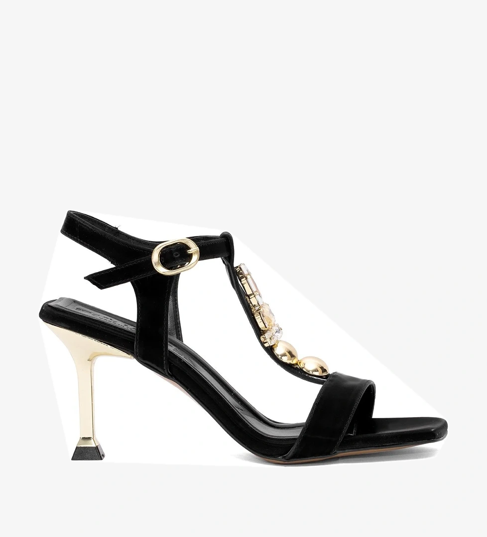 Ayakkabı Fuarı Elit PM161 K7023 Kadın Abiye Ayakkabı Siyah model görseli