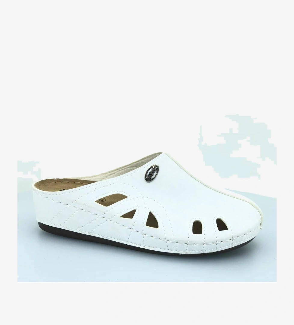 09-130 Kadın Önü Kapalı Orta Pedik Terlik - Görsel 1