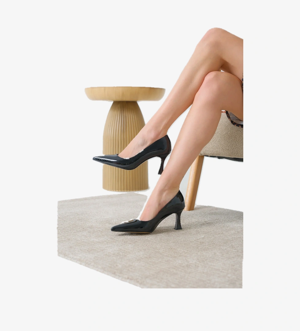 Garantili D0100 Günlük Ortopedik Klasik Topuklu Ayakkabı