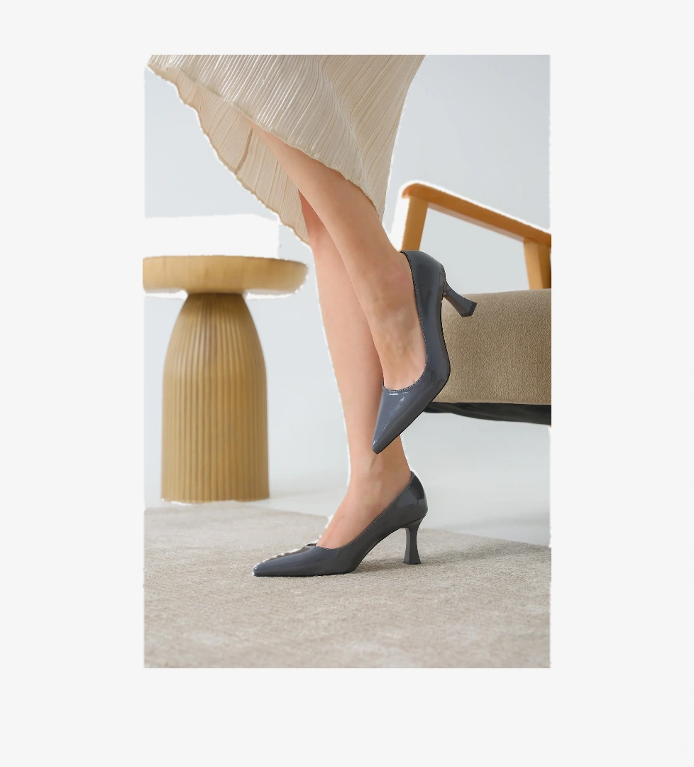 Garantili D0100 Günlük Ortopedik Klasik Topuklu Ayakkabı