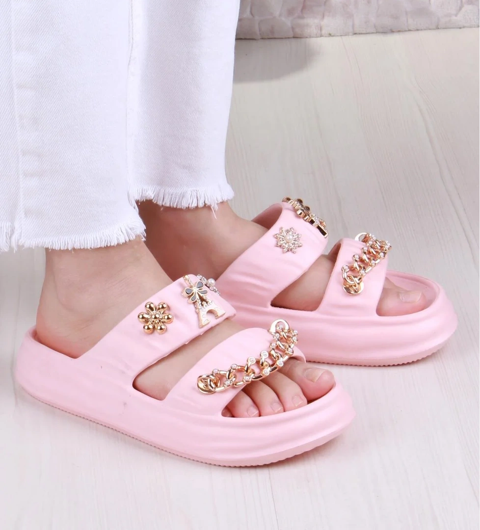 Smx EZ5118 Plaj Deniz Havuz Terliği Hafif Rahat Esnek Kadın Terlik