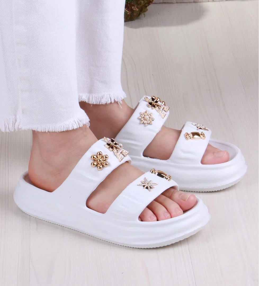 Smx EZ5118 Plaj Deniz Havuz Terliği Hafif Rahat Esnek Kadın Terlik