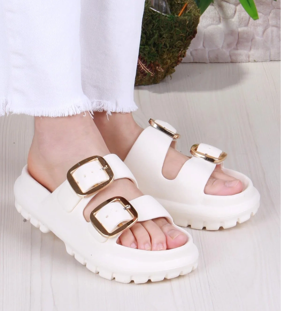 Smx EZ0173 Plaj Deniz Havuz Terliği Hafif Rahat Esnek Kadın Terlik