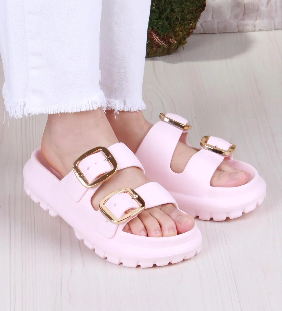 Smx EZ0173 Plaj Deniz Havuz Terliği Hafif Rahat Esnek Kadın Terlik