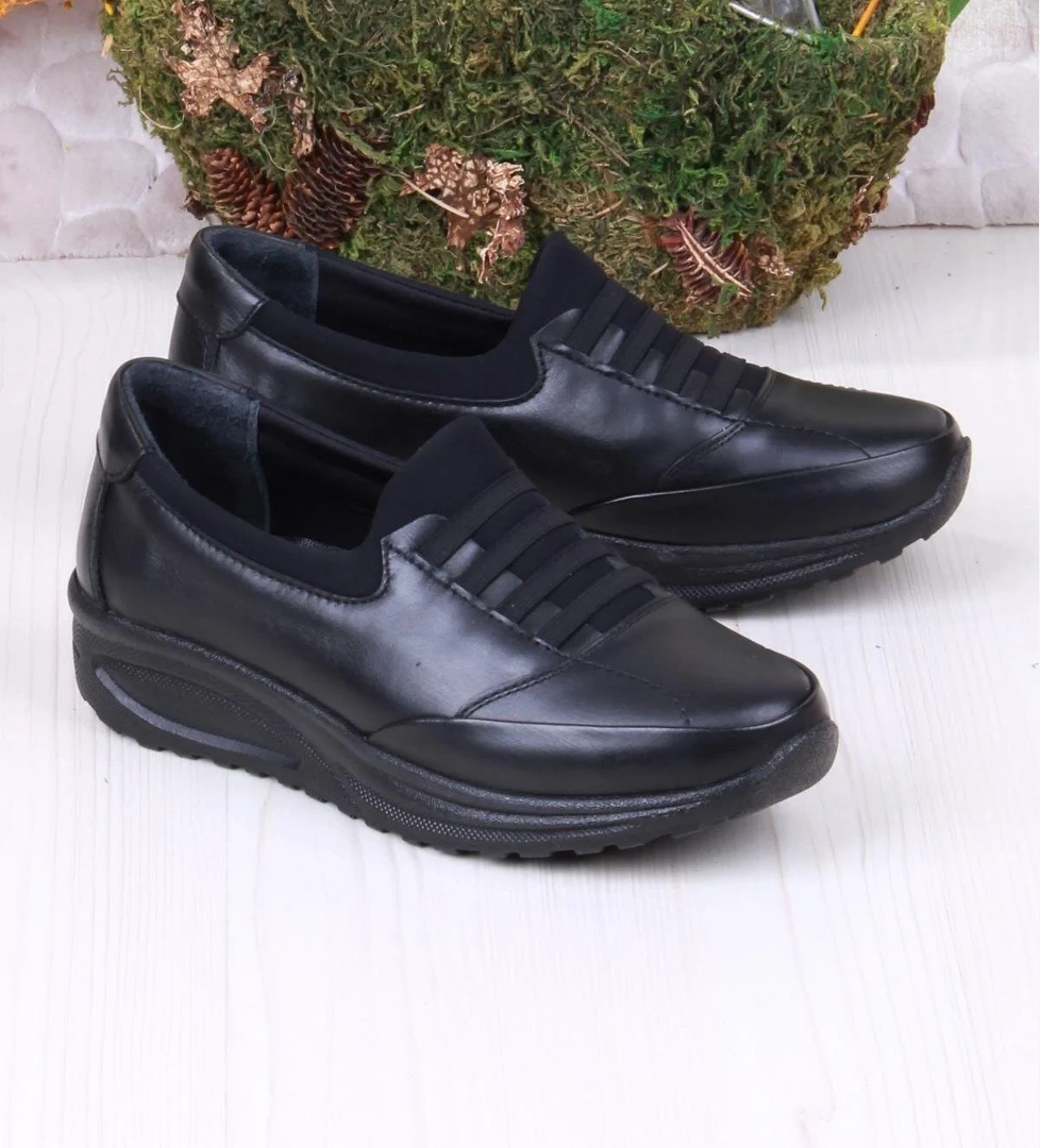 4282 Yumuşak Hafif Rahat Hakiki Deri Kadın Ayakkabı