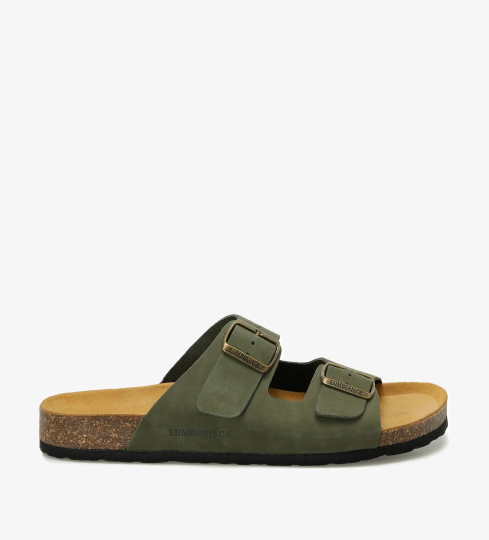 MENDY LTH 5FX Haki Erkek Terlik - Görsel 1