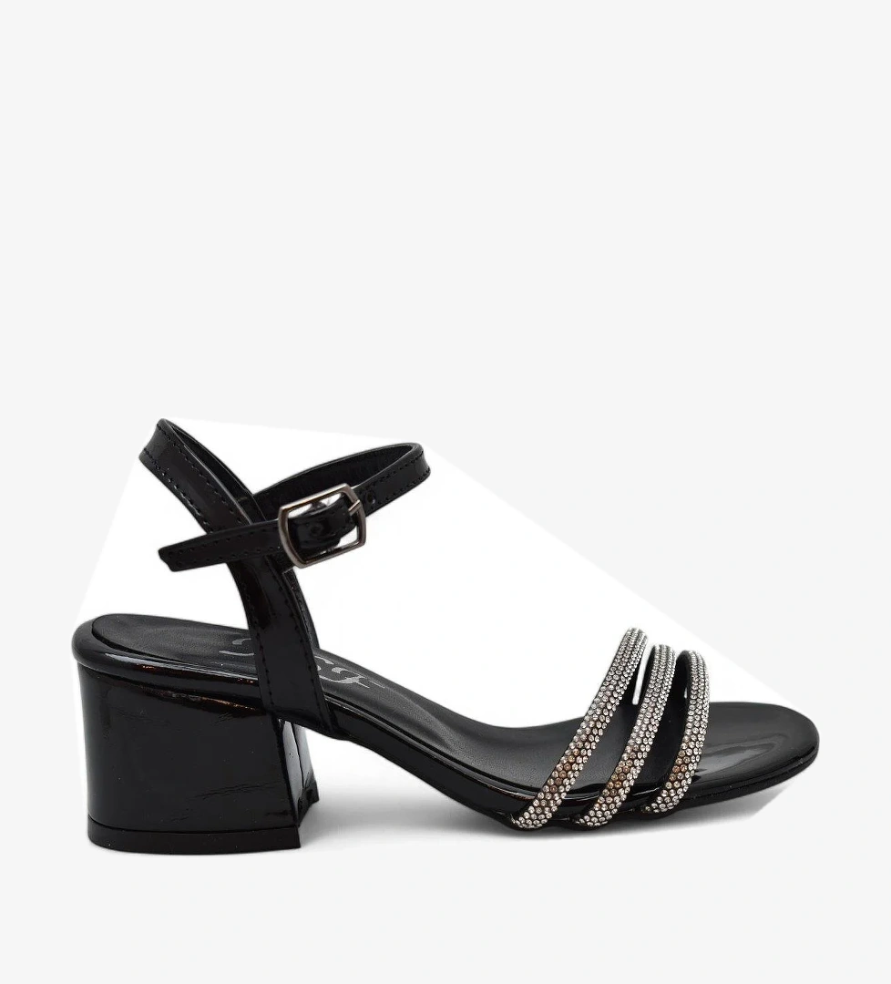 Ayakkabı Burada 382 Abiye Kız Çocuk Topuklu Ayakkabı Nişan Açık Sandalet model görseli