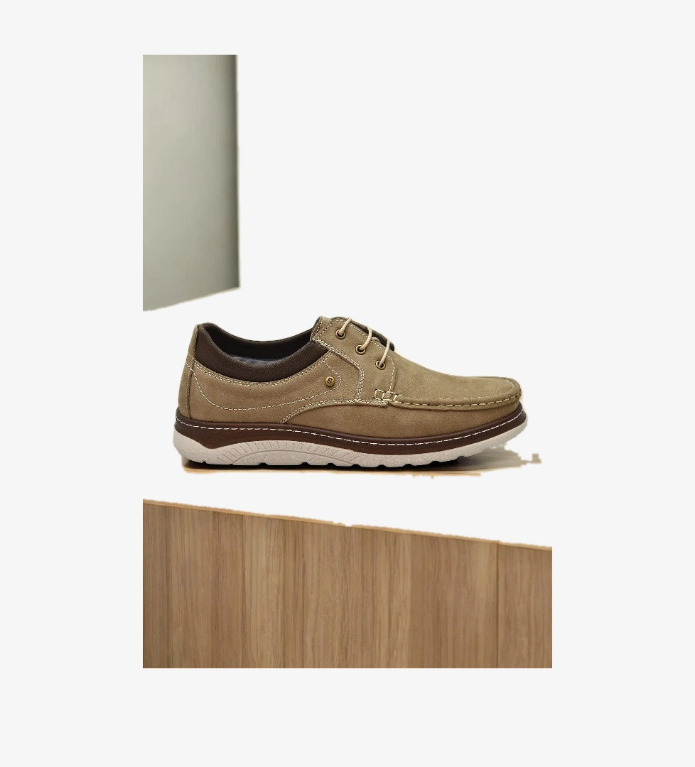 Ispartalılar TAB2105 Ortopedik Taban Hakiki Deri Erkek Ayakkabı Günlük Erkek Tımbırlent Ayakkabı model görseli