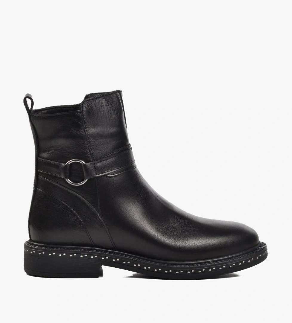 Voyager Taba Siyah Nata Kadın Topuklu Bot model görseli