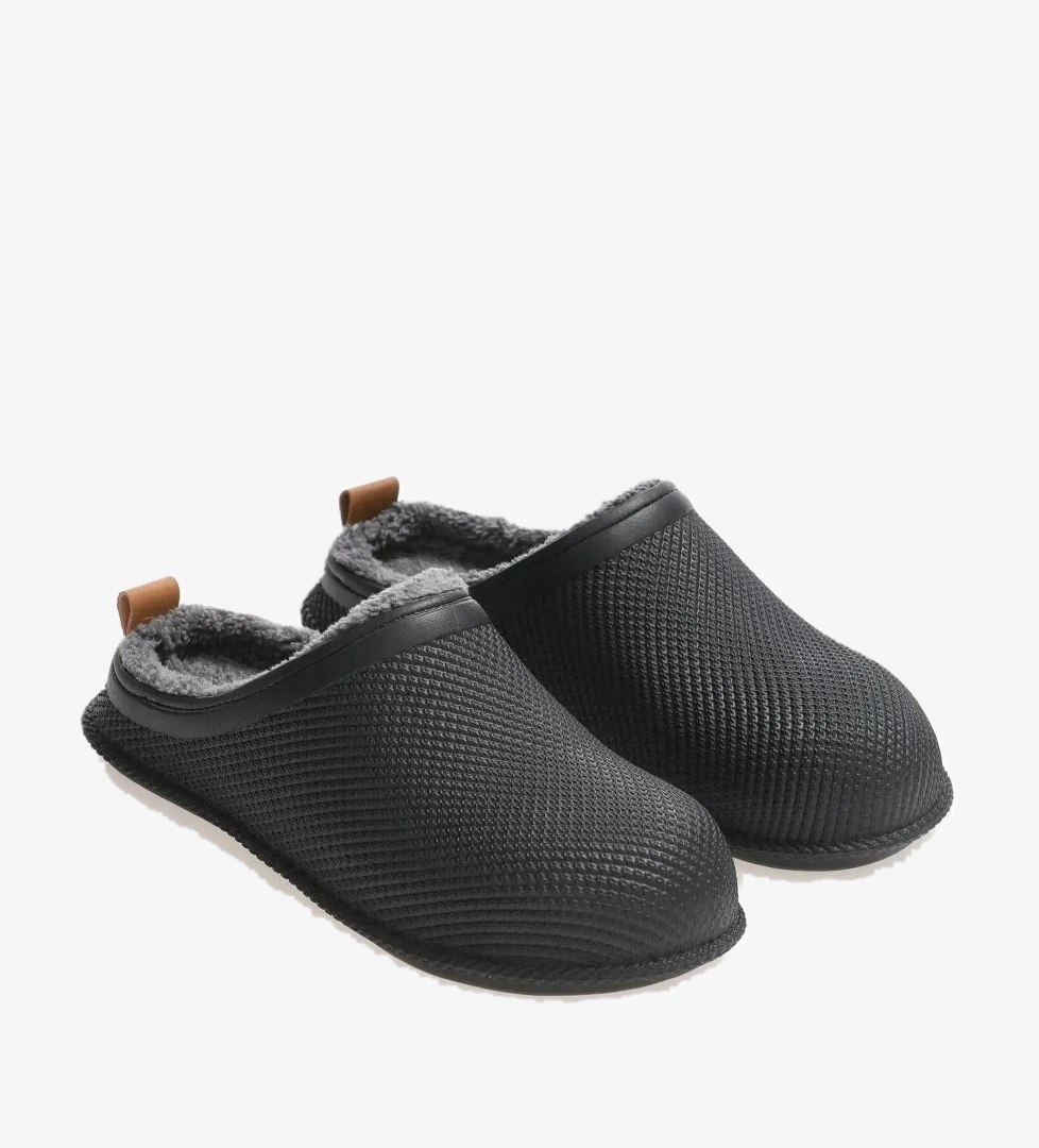 12464 Eva İçi Kürklü Islak Zemin Erkek Kışlık Ev Bahçe Sokak İş Terliği