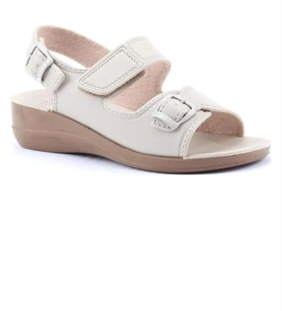 4321 Kadın Ortopedik Hac Umre Günlük Sandalet - Görsel 1