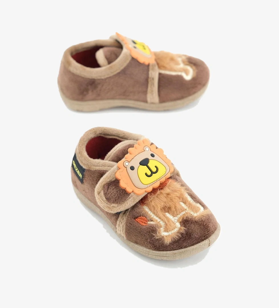 Erkek Çocuk Kışlık Cırtlı Ayarlanabilir Günlük Okul Kreş Panduf Ayakkabı