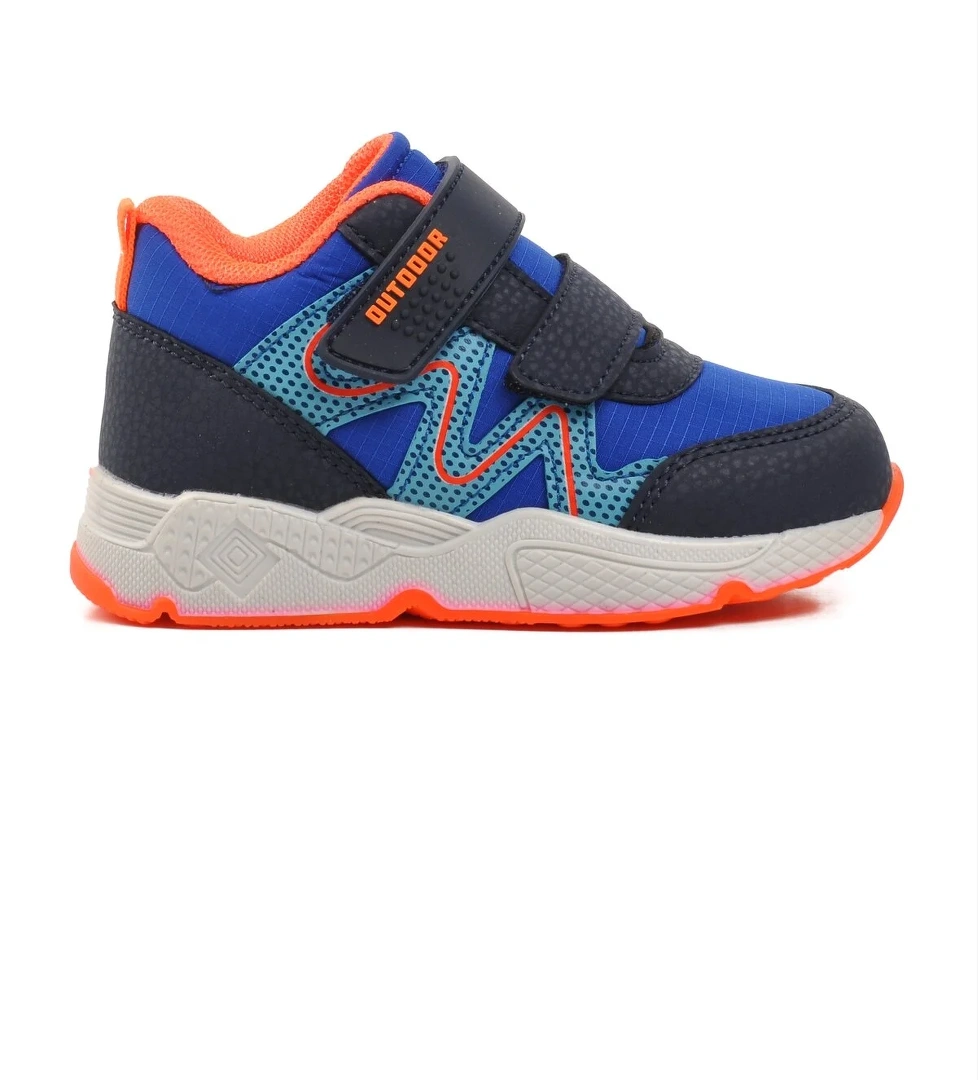 Mavi Saks Lacivert Fosfor Turuncu Bebek Outdoor Bot - Görsel 1