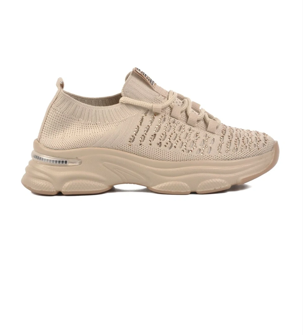 Bej Triko Hafif Kadın Spor Ayakkabı Lexa 130 G