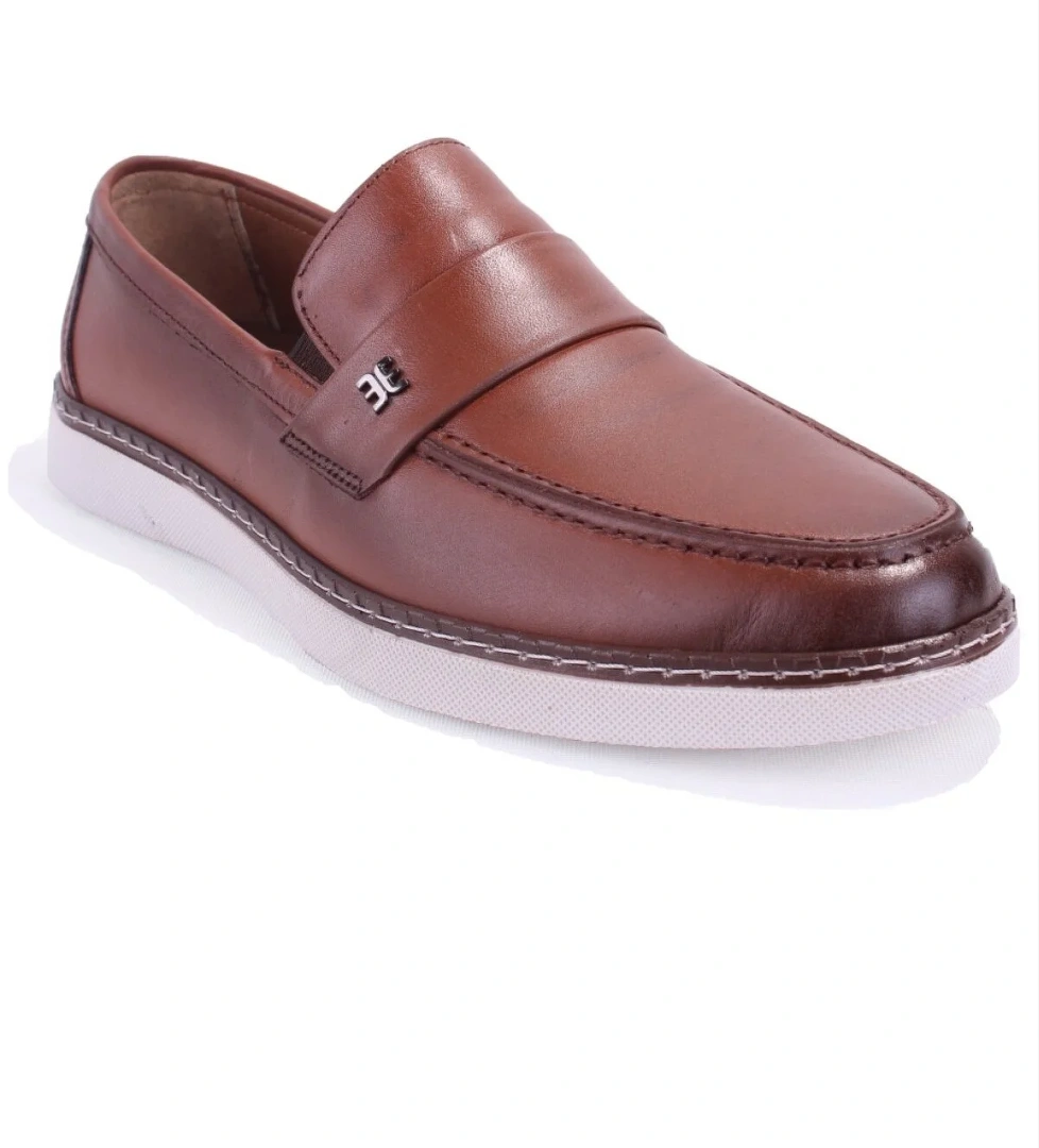 Dagoster Dma08-3305 Siyah Taba Ortopedik Günlük Erkek Deri Ayakkabı model görseli