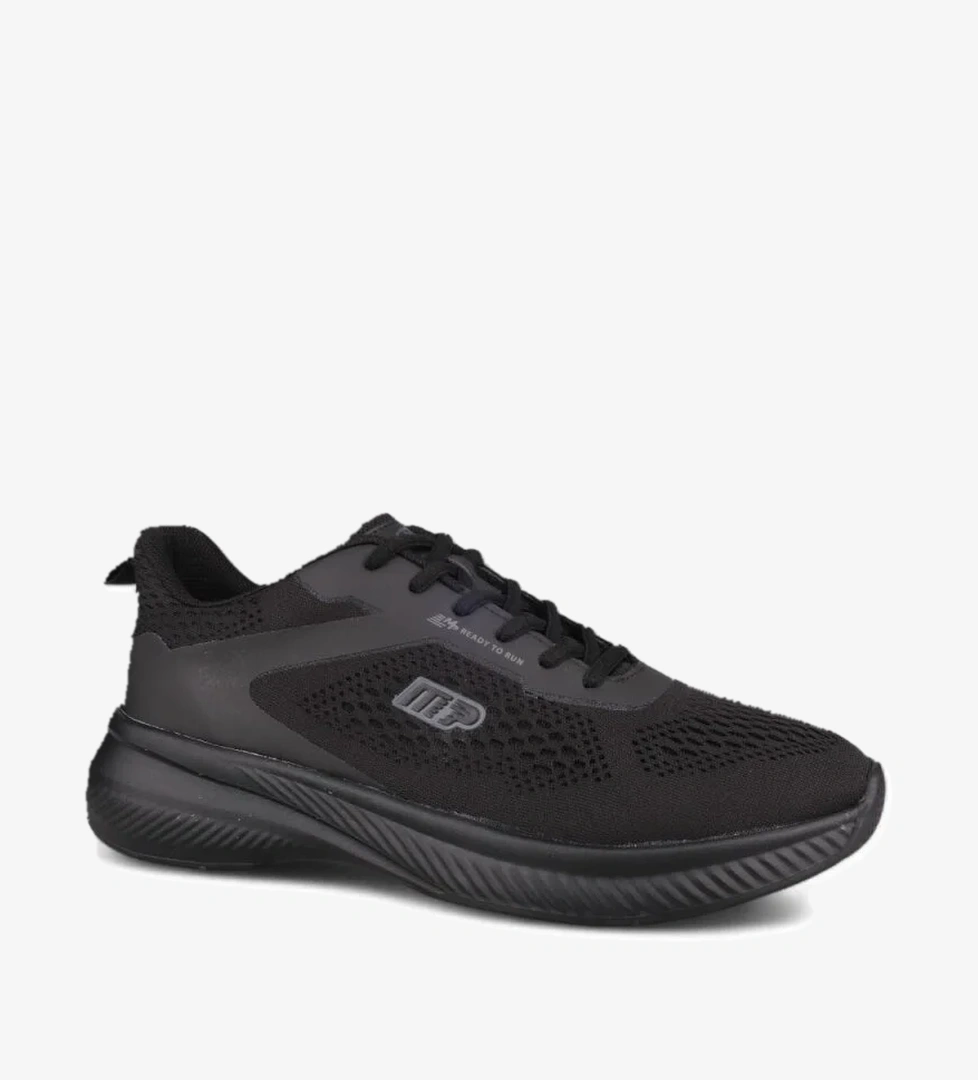 M.p Erkek Günlük Ayakkabı - Siyah-beyaz, Siyah, Fileli model görseli