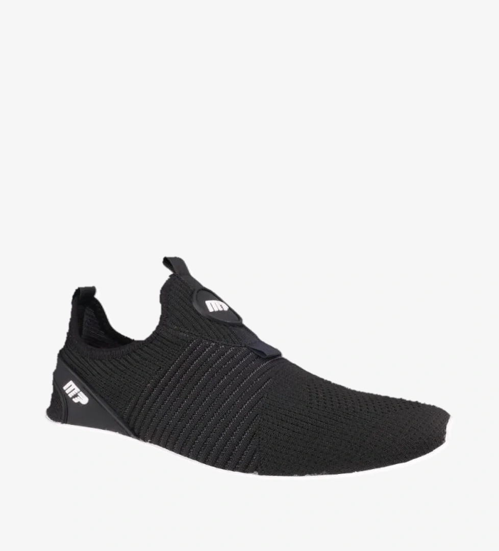 Erkek Günlük Ayakkabı - Siyah-Beyaz, Tekstil