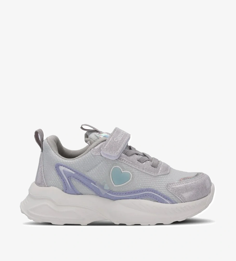 KLARION Kız Çocuk Sneaker Ayakkabı Gri / Mor