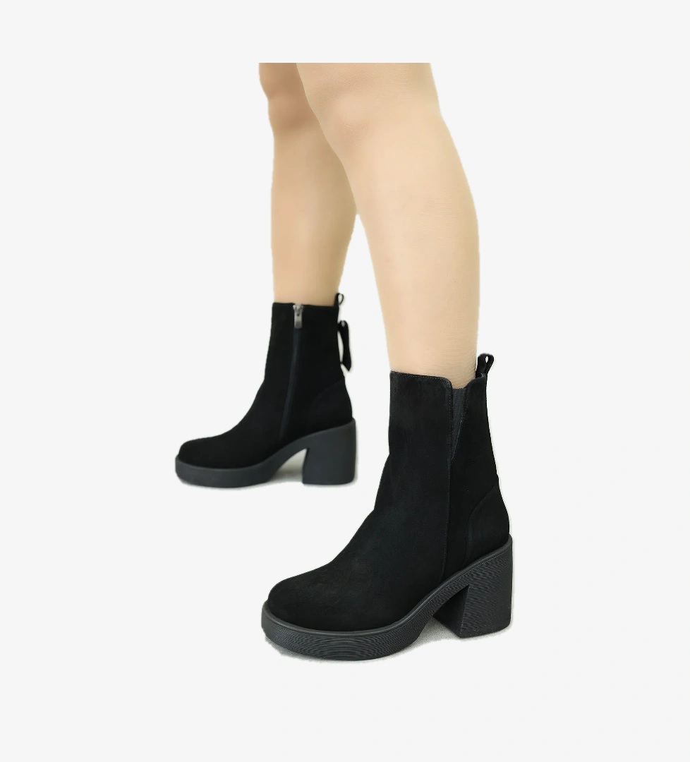 Fast Step Hakiki Deri Kadın Klasik Bot 217sza0657-03 model görseli