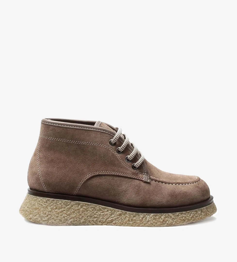 Hakiki Deri Kürklü Kadın Kalın Taban Bot 217KZA510 - Görsel 1