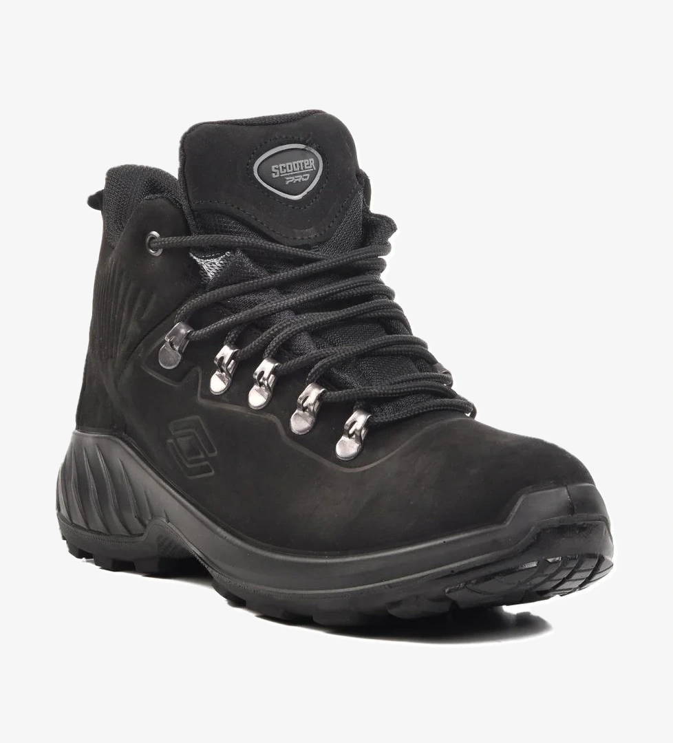 M4100 Siyah Nubuk Su Geçirmez Erkek Bot - Görsel 1