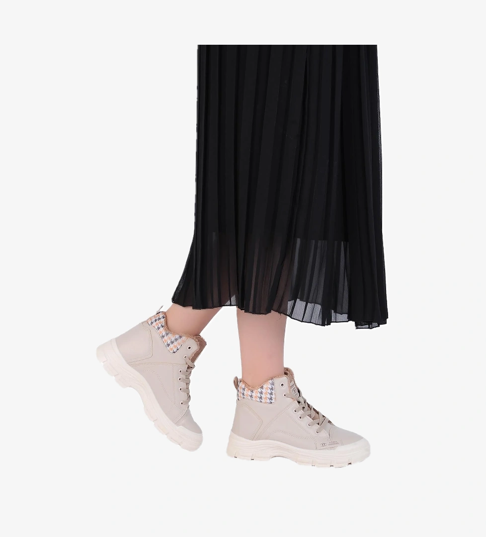 Mp 242-2245Zn Kadın Kürklü Kışlık Düz Bot