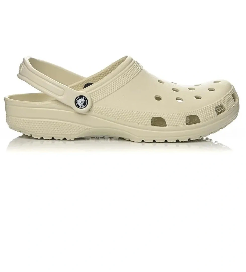 Crocs Crocs Bej Classic Unisex Sandalet 10001-0HZ Sandalet & Terlik | Flo Bej - 1. görsel
