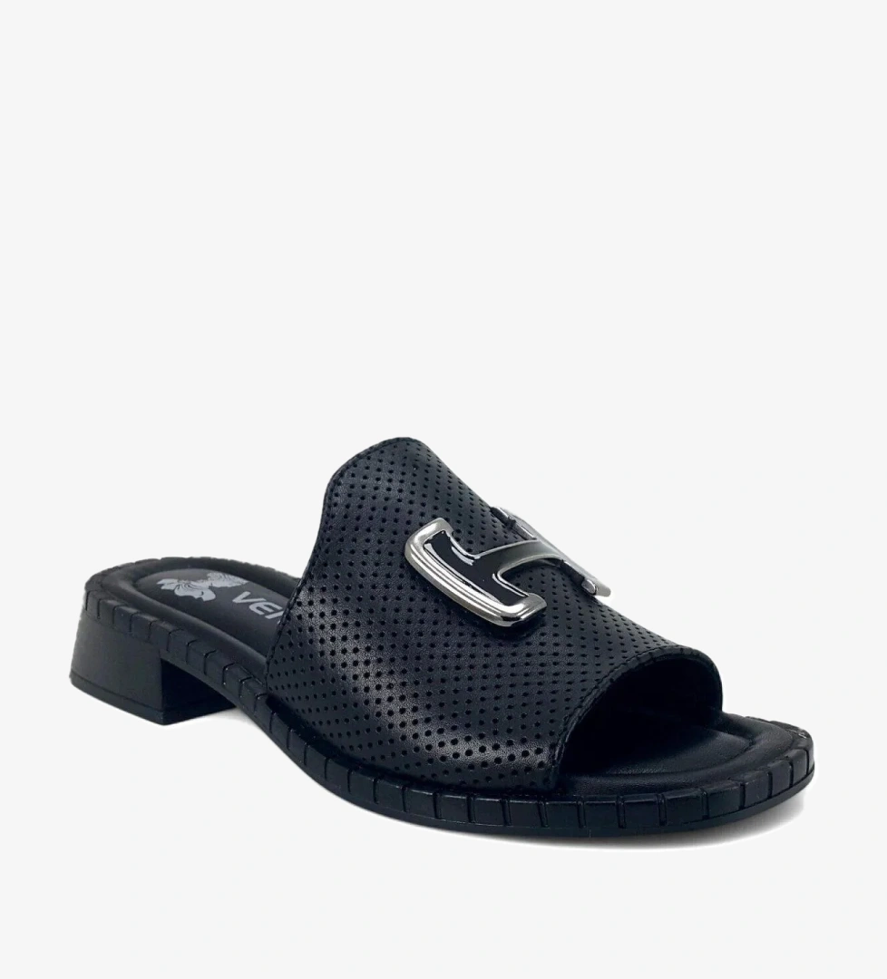 2512001Y Kadın Deri Terlik