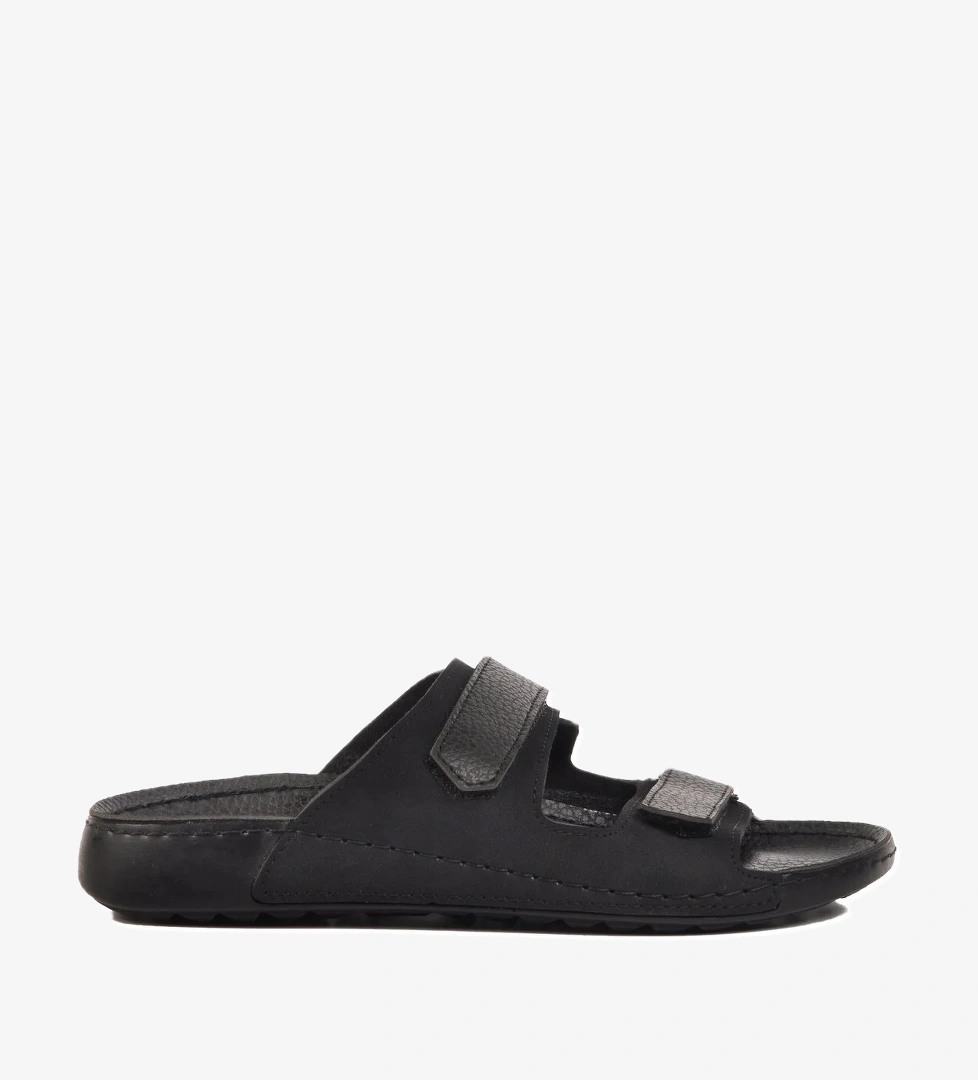 A Spor Aspor Vizon Siyah Çift Bantlı Hafif Erkek Terlik model görseli