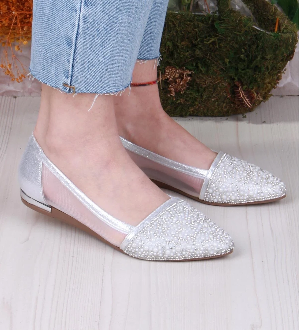 8567 Bocuklu Taşlı Yanları Tül Dügün Babeti Kadın Babet