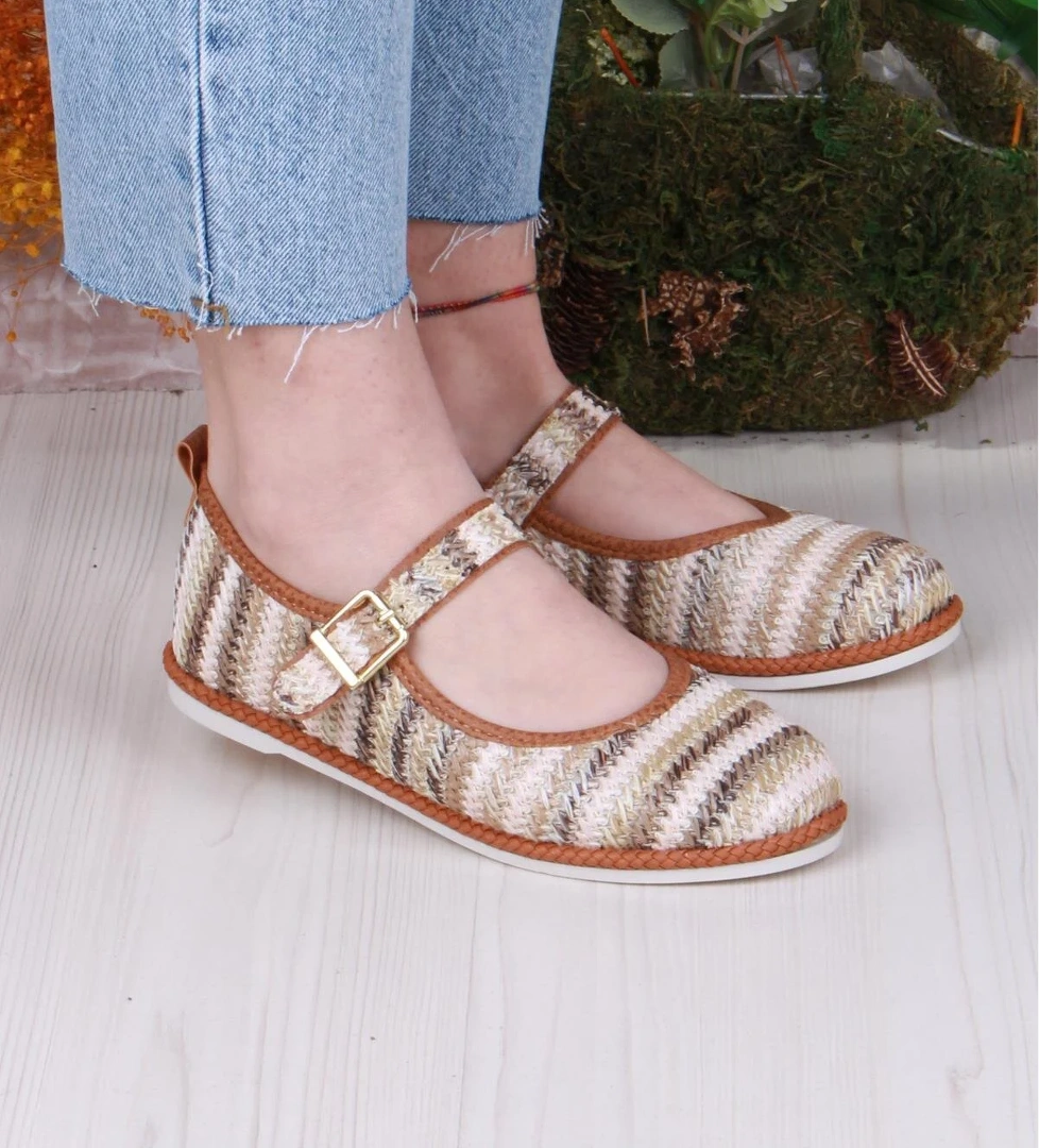 4050 Baletli Yumuşak Esnek Şık Rahat Kadın Babet Ayakkabı