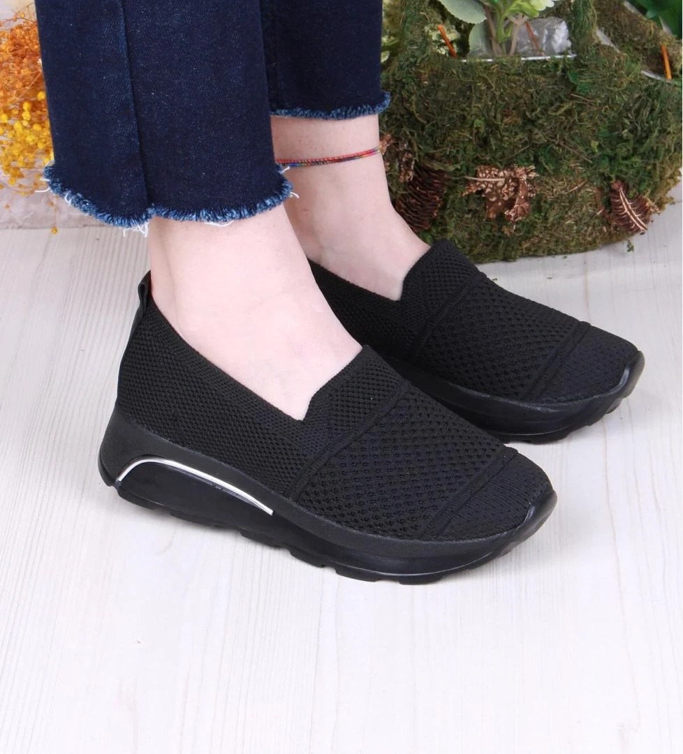 17-0250 Anatomik Hafif Rahat Esnek Triko Kadın Ayakkabı