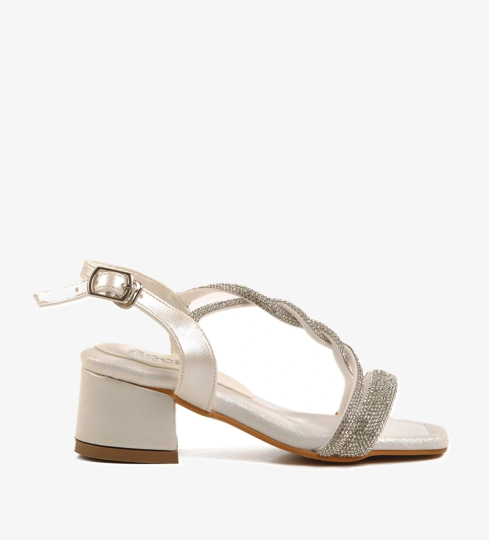 Aspor Sedef Taşlı Kız Çocuk Sandalet