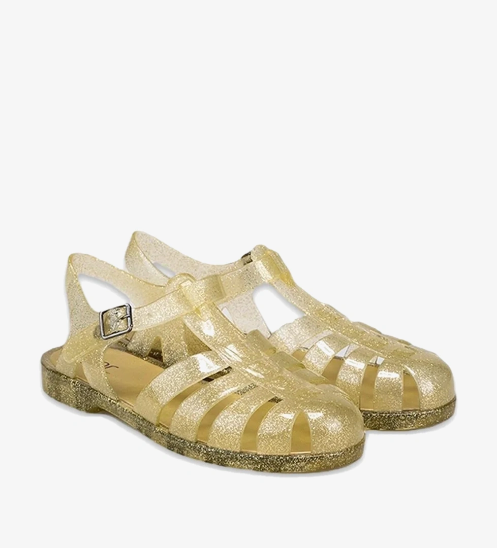 Igor S10262Z Biarritz Glitter Altın Kadın Sandalet