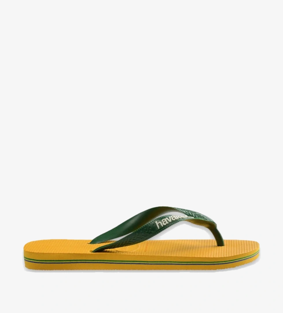 Havaianas 4110850 Brasil Logo Parmak Arası Sarı Unisex Terlik