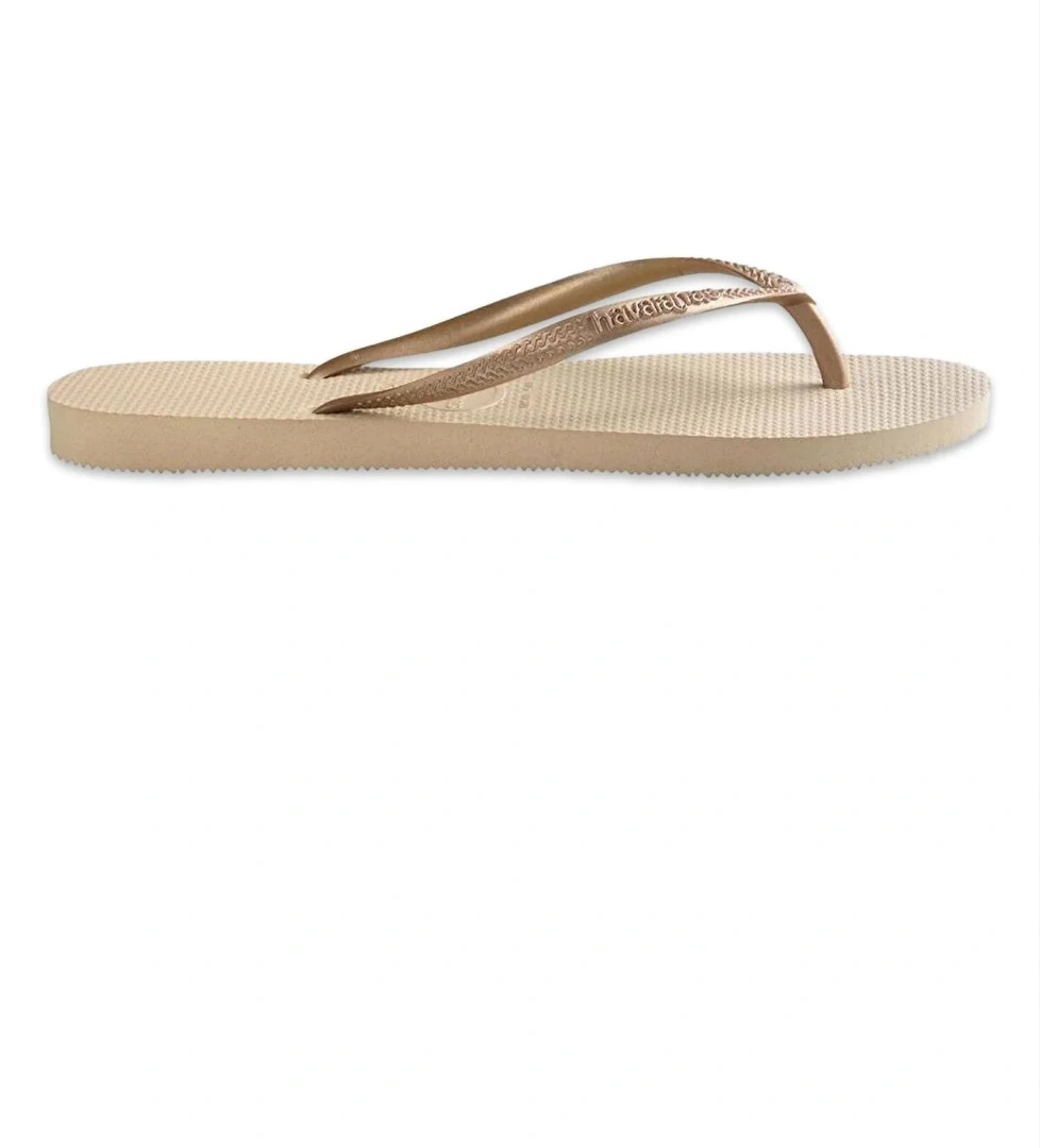 4000030 Havslim Fc Parmak Arası Bej Kadın Terlik - Görsel 1