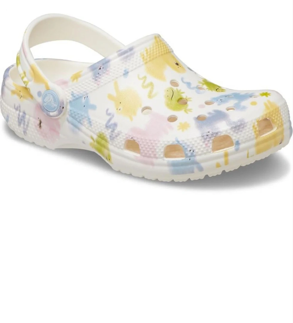 210995 Classic Pastel Pets Clog K Beyaz Çocuk Terlik - Görsel 1