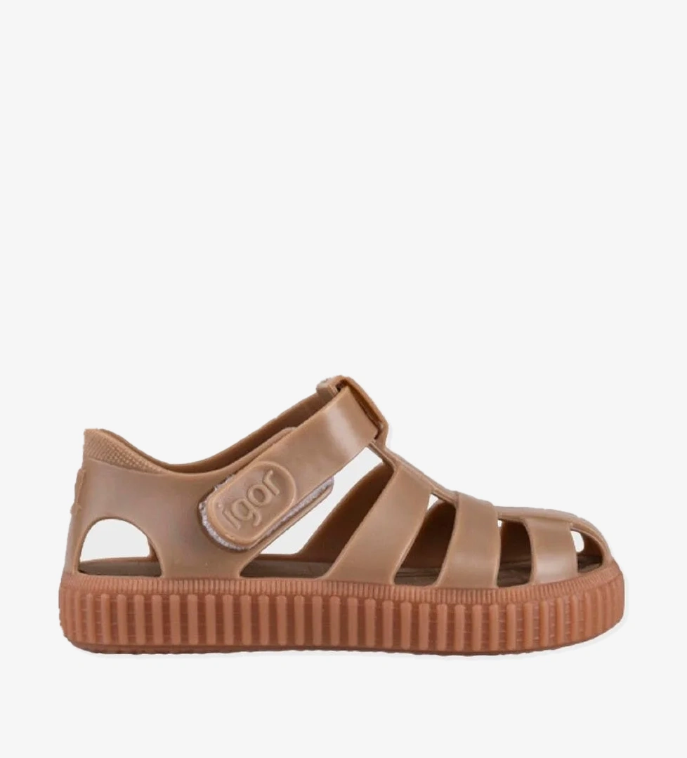 Unisex Çocuk Sandalet S10291 KAHVE - Görsel 1